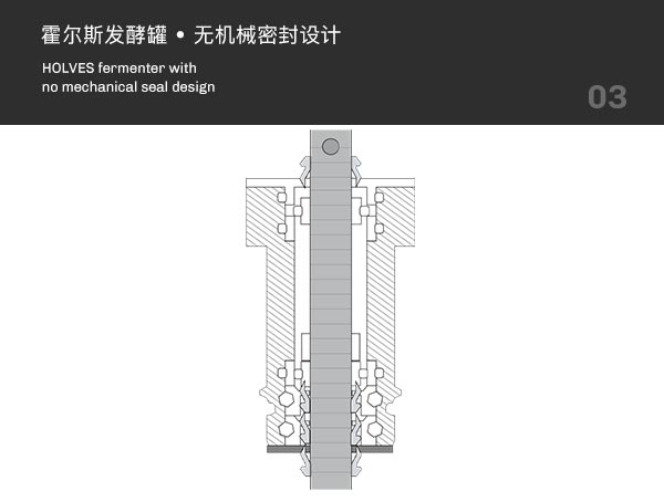 HOLVES發(fā)酵罐無機械密封設(shè)計
